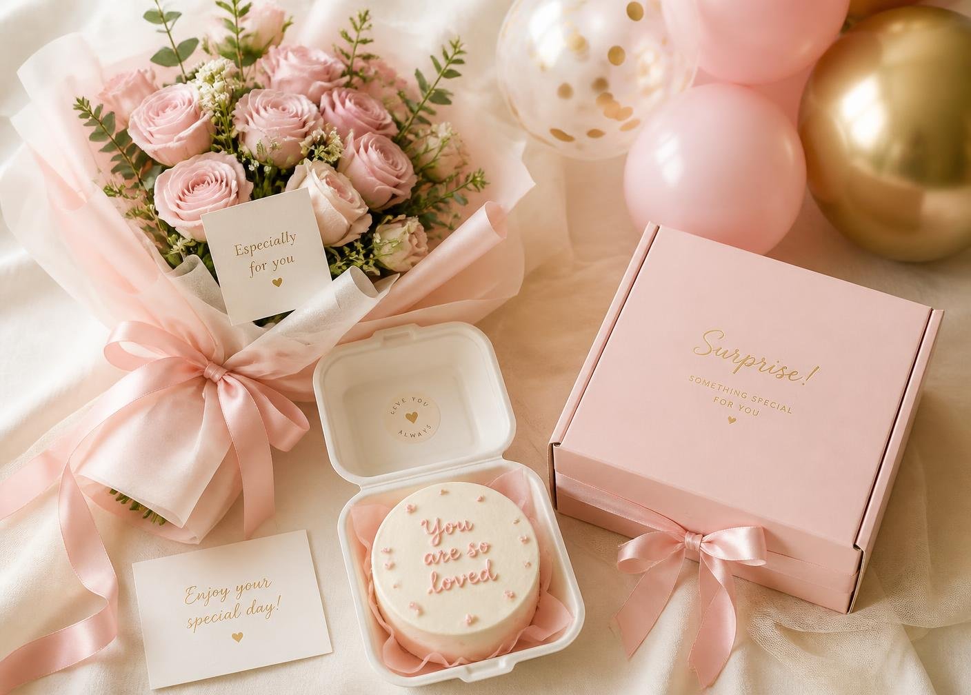 LynxPrise Floral Arrangement and Surprise Box